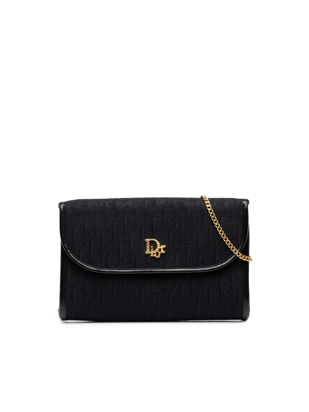 Dior Oblique Canvas Chain Shoulder Bag #373646D44B
